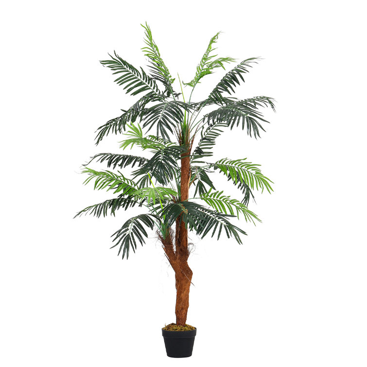 The Seasonal Aisle 150Cm Faux Palm Tree in Pot Wayfair.co.uk